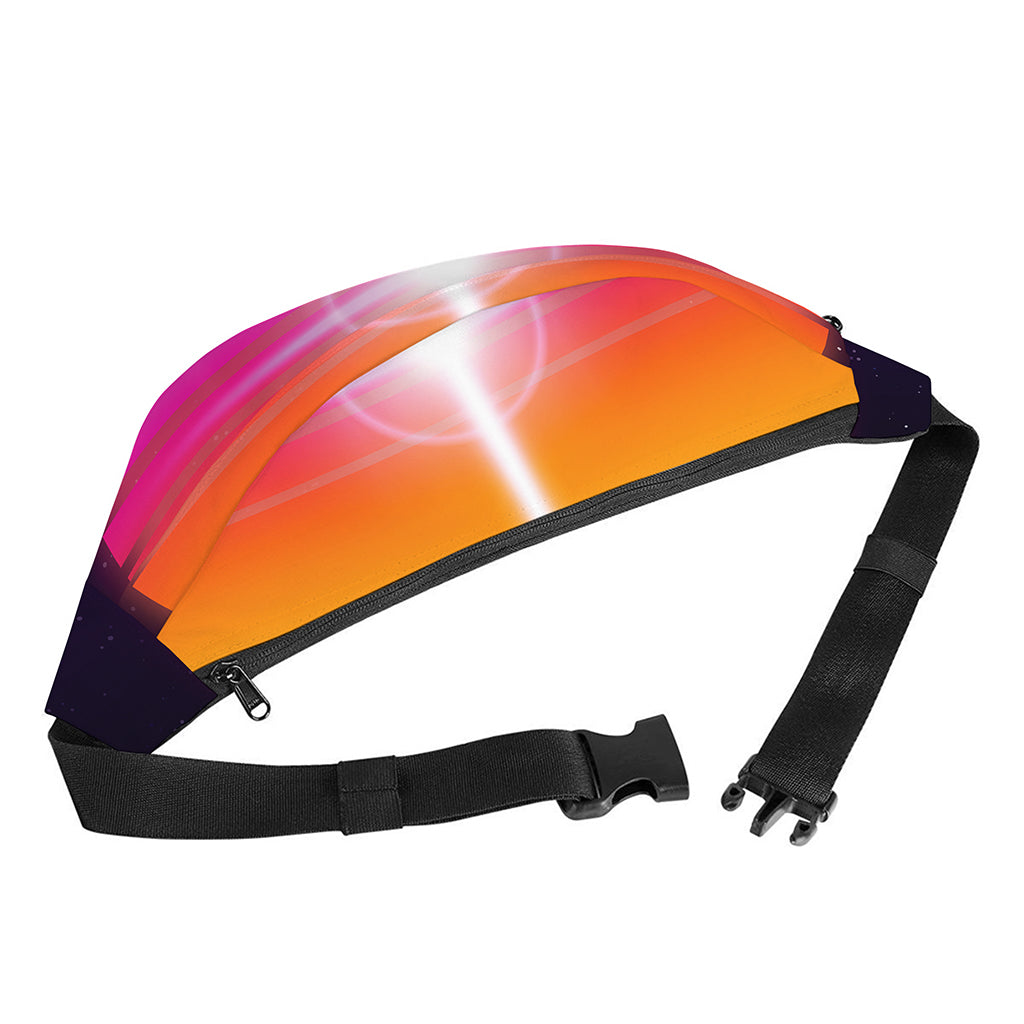 Synthwave Pyramid Print Fanny Pack