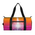 Synthwave Pyramid Print Gym Bag