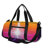 Synthwave Pyramid Print Gym Bag