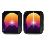 Synthwave Pyramid Print Handle Covers