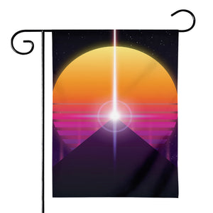 Synthwave Pyramid Print House Flag