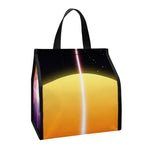 Synthwave Pyramid Print Insulated Lunch Tote