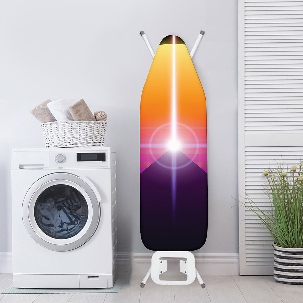 Synthwave Pyramid Print Ironing Board Cover