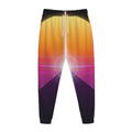Synthwave Pyramid Print Jogger Pants