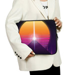 Synthwave Pyramid Print Laptop Sleeve