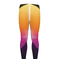 Synthwave Pyramid Print Men's Leggings