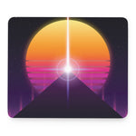 Synthwave Pyramid Print Mouse Pad