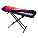 Synthwave Pyramid Print Piano Keyboard Cover