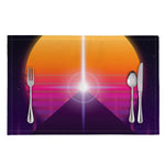 Synthwave Pyramid Print Placemat