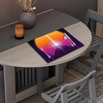 Synthwave Pyramid Print Placemat