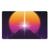 Synthwave Pyramid Print Polyester Doormat