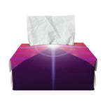 Synthwave Pyramid Print Rectangle Tissue Box Cover