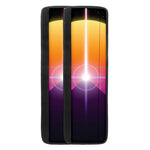 Synthwave Pyramid Print Refrigerator Handle Covers