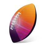 Synthwave Pyramid Print Rugby Ball