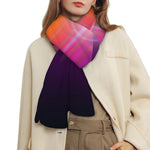 Synthwave Pyramid Print Scarf