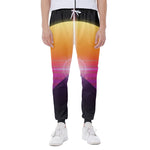 Synthwave Pyramid Print Scuba Joggers