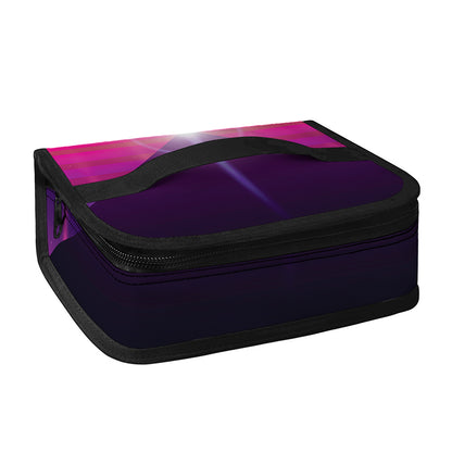 Synthwave Pyramid Print Small Lunch Bag