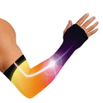 Synthwave Pyramid Print Sun Protection Arm Sleeves