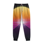 Synthwave Pyramid Print Sweatpants