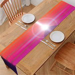 Synthwave Pyramid Print Table Runner