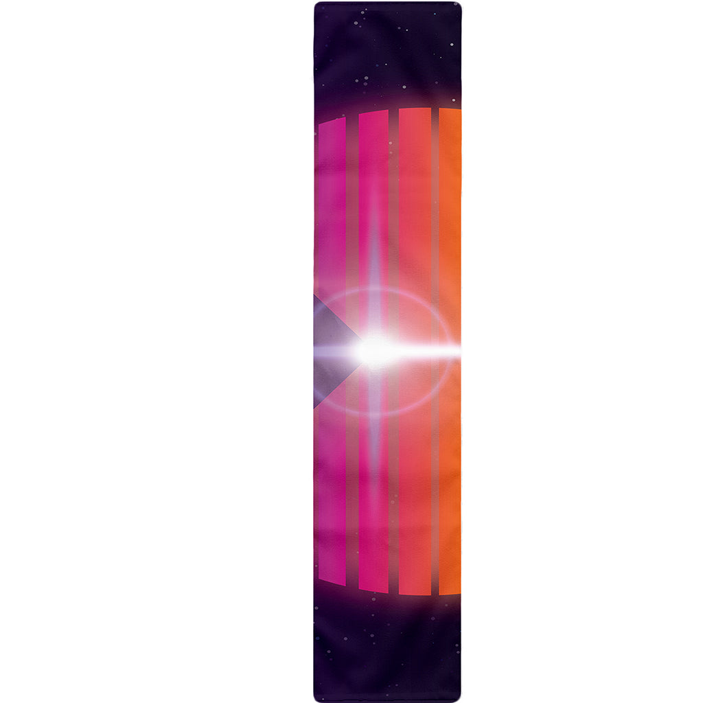 Synthwave Pyramid Print Table Runner