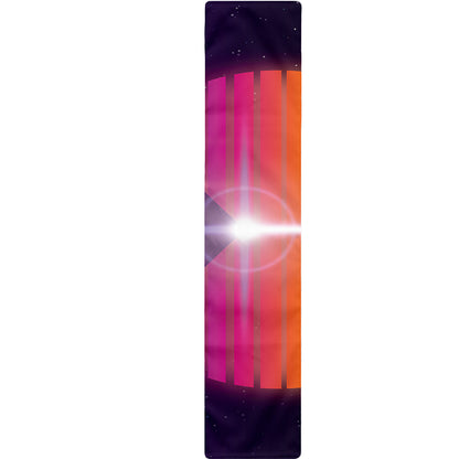 Synthwave Pyramid Print Table Runner