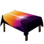 Synthwave Pyramid Print Tablecloth