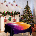 Synthwave Pyramid Print Tablecloth