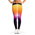 Synthwave Pyramid Print Women's Leggings