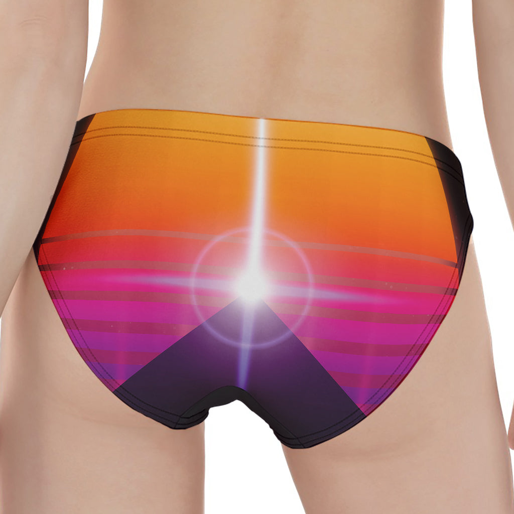 Synthwave Pyramid Print Women's Panties