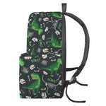 T-Rex And Dino Fossil Pattern Print Backpack