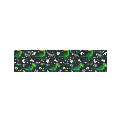 T-Rex And Dino Fossil Pattern Print Bed Runner