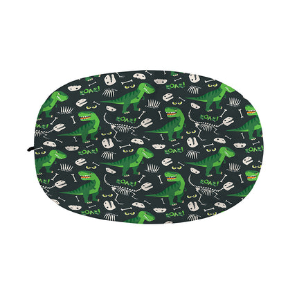 T-Rex And Dino Fossil Pattern Print Car Side Mirror Covers