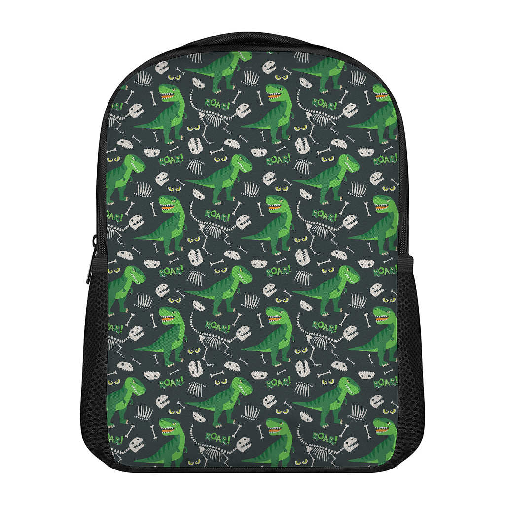 T-Rex And Dino Fossil Pattern Print Casual Backpack