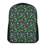 T-Rex And Dino Fossil Pattern Print Casual Backpack
