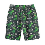 T-Rex And Dino Fossil Pattern Print Cotton Shorts