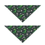 T-Rex And Dino Fossil Pattern Print Dog Bandana