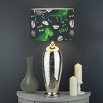 T-Rex And Dino Fossil Pattern Print Drum Lamp Shade