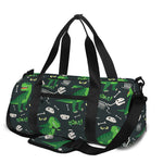 T-Rex And Dino Fossil Pattern Print Gym Bag