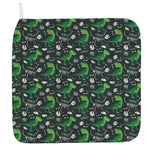 T-Rex And Dino Fossil Pattern Print Hand Towel