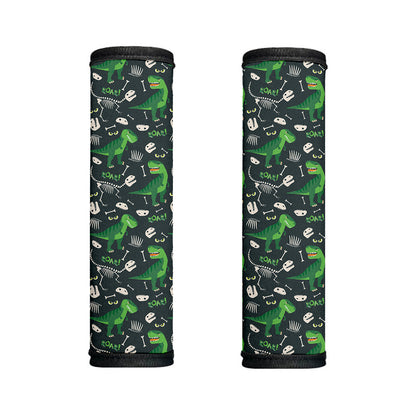 T-Rex And Dino Fossil Pattern Print Handle Covers