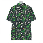 T-Rex And Dino Fossil Pattern Print Hawaiian Shirt