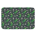 T-Rex And Dino Fossil Pattern Print Indoor Door Mat