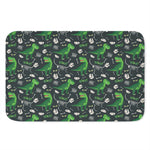 T-Rex And Dino Fossil Pattern Print Indoor Door Mat