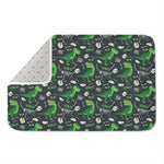 T-Rex And Dino Fossil Pattern Print Indoor Door Mat