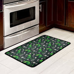 T-Rex And Dino Fossil Pattern Print Kitchen Mat