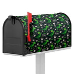 T-Rex And Dino Fossil Pattern Print Mailbox Cover