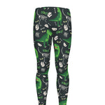 T-Rex And Dino Fossil Pattern Print Men's leggings