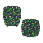 T-Rex And Dino Fossil Pattern Print Office Chair Cover