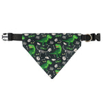 T-Rex And Dino Fossil Pattern Print Over The Collar Dog Bandana